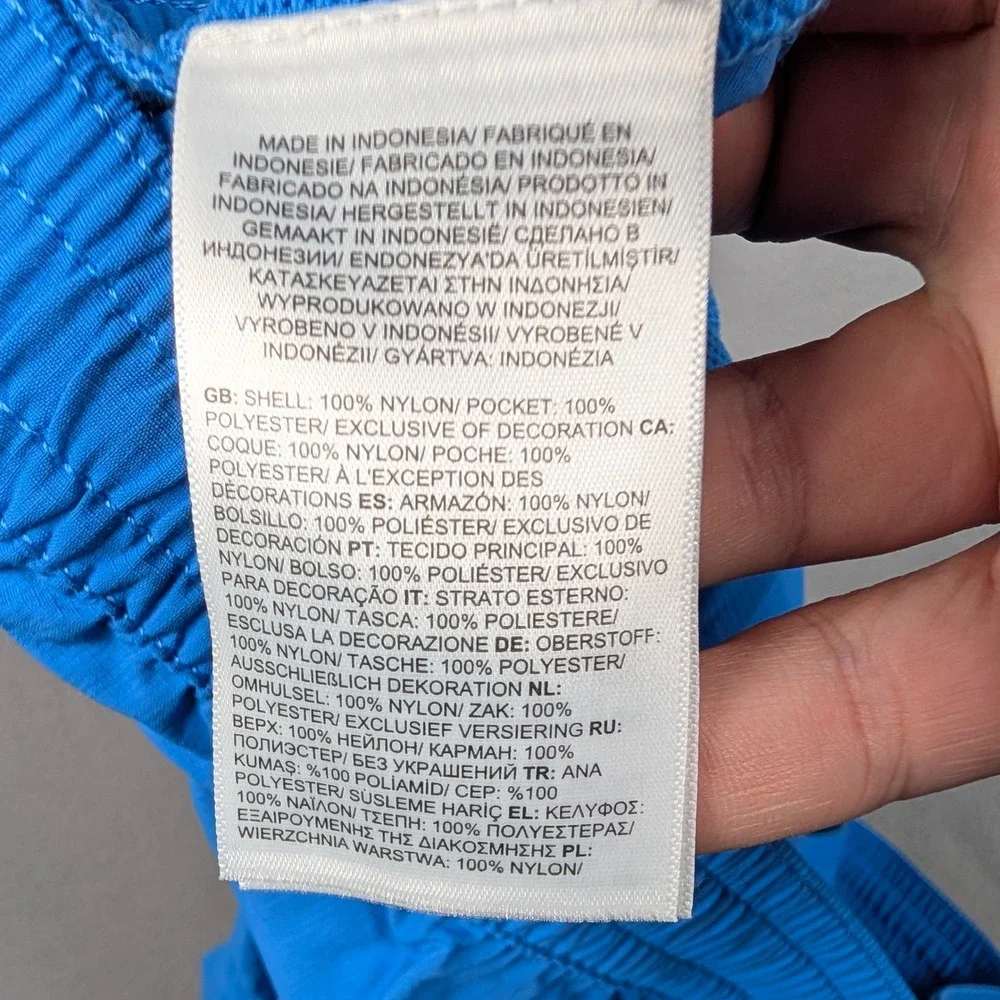 The North Face Shorts‎ Mens XXL Blue Elastic Waist Nylon Lightweight Hiking 6.5